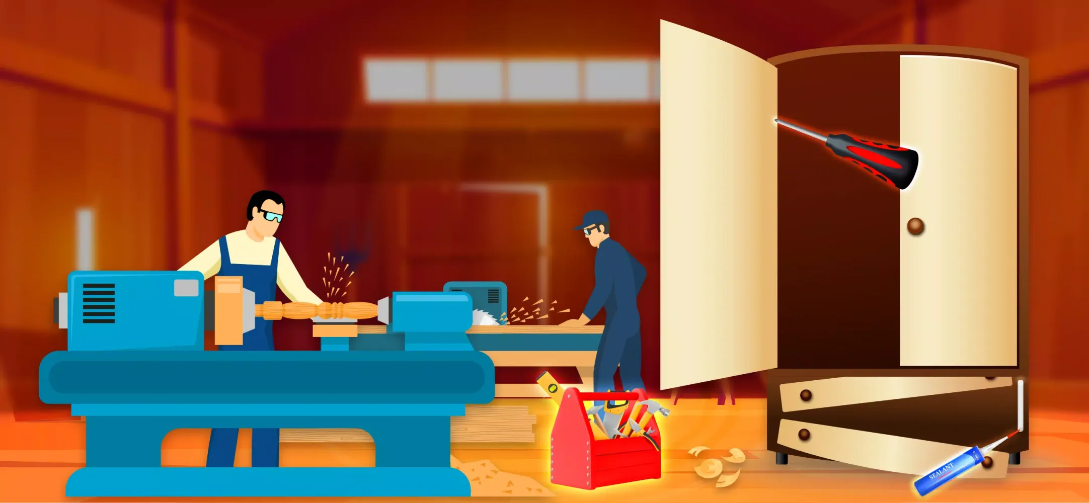 Furniture Maker Factory Game应用截图