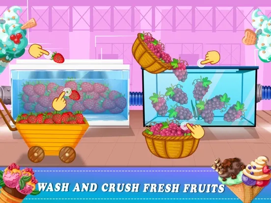 Capturas de tela do Ice Cream Dessert Factory iPad 