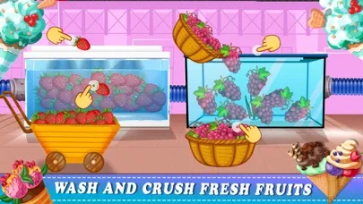 Capturas de tela do Ice Cream Dessert Factory