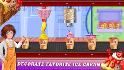 Capturas de tela do Ice Cream Dessert Factory