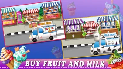 Capturas de tela do Ice Cream Dessert Factory