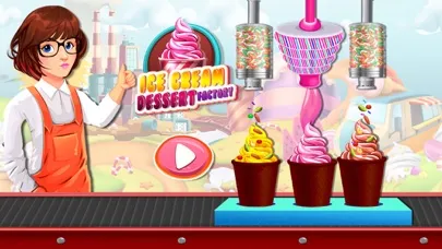 Capturas de tela do Ice Cream Dessert Factory