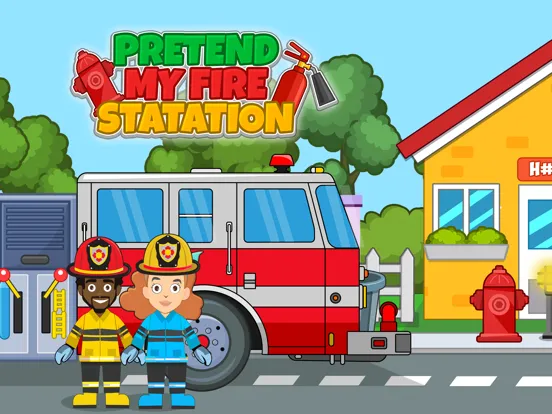 My Fire Station Town Life iPad  Screenshots