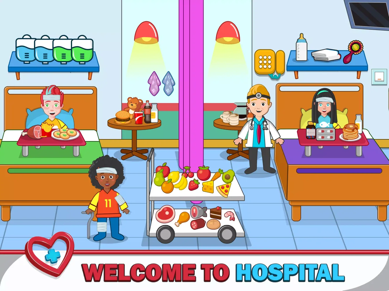 Tangkapan skrin Pretend Play Town Hospital