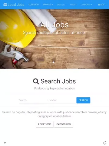Job Search Engine - All Jobs iPad  Screenshots