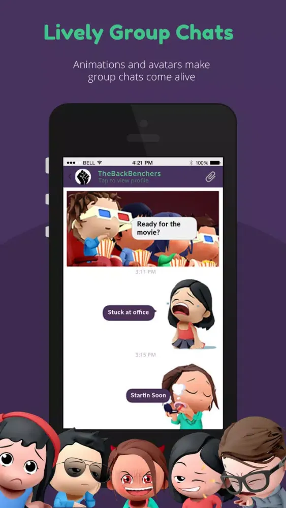 Скриншоты Qugo -Chat with Animations