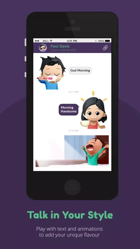 Скриншоты Qugo -Chat with Animations
