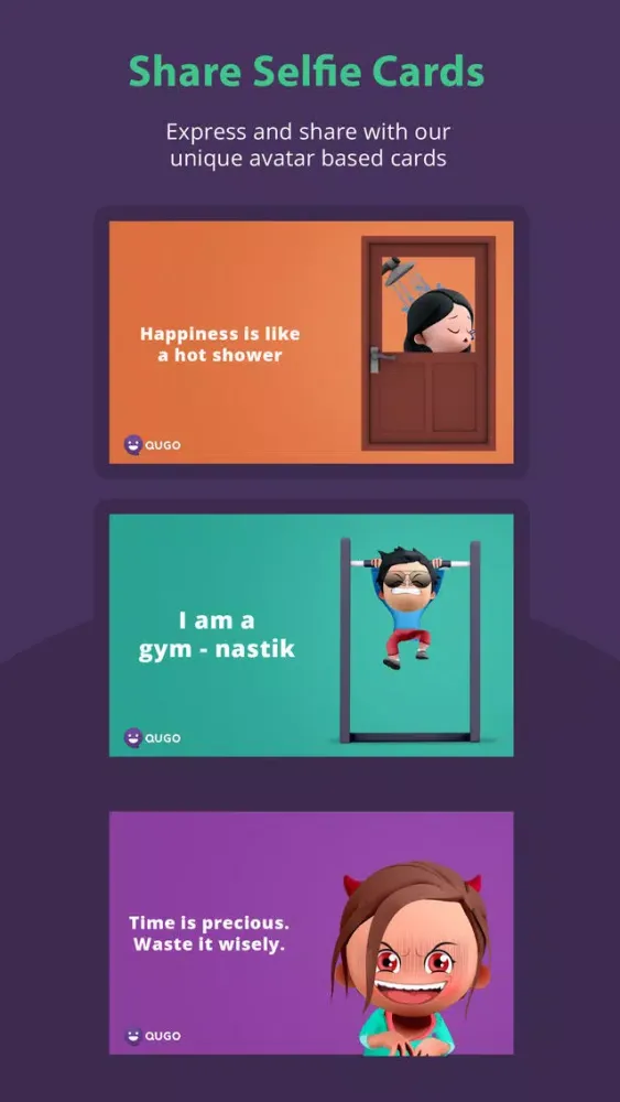 Скриншоты Qugo -Chat with Animations