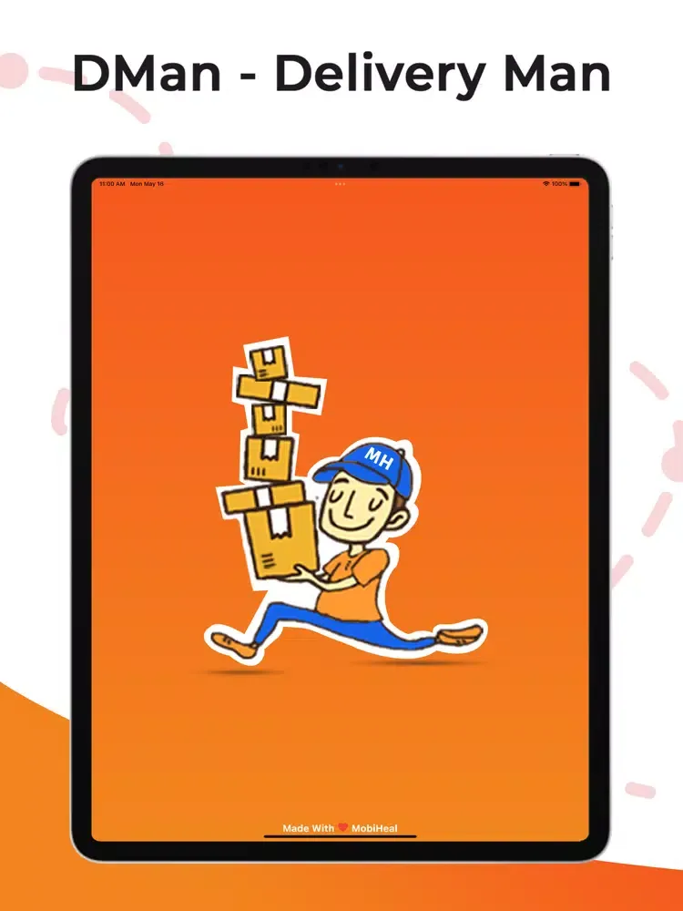 Capturas de tela do Dman - Delivery Man iPad 