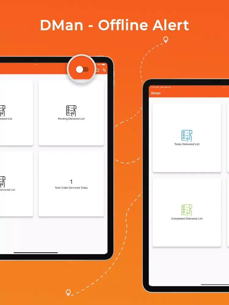 Capturas de tela do Dman - Delivery Man iPad 