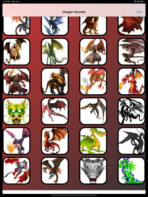 Dragon Sounds iPad  Screenshots