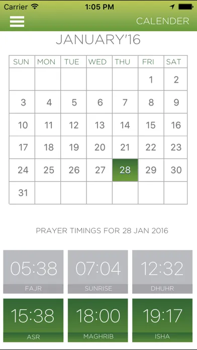 Capturas de pantalla de Muslim Prayer App
