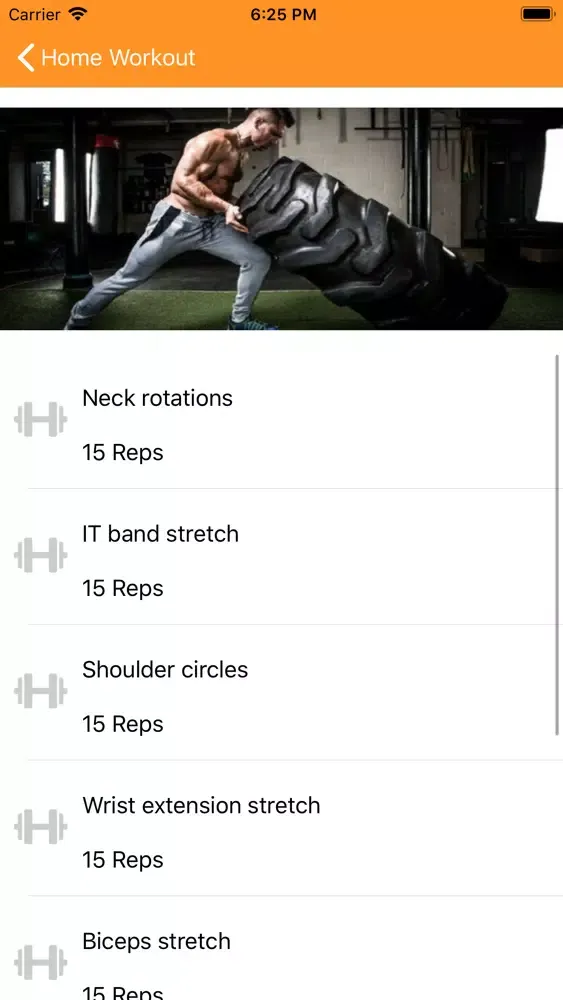 Capturas de pantalla de Home Workout