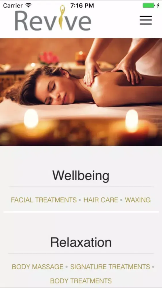 Revive Spa Screenshots