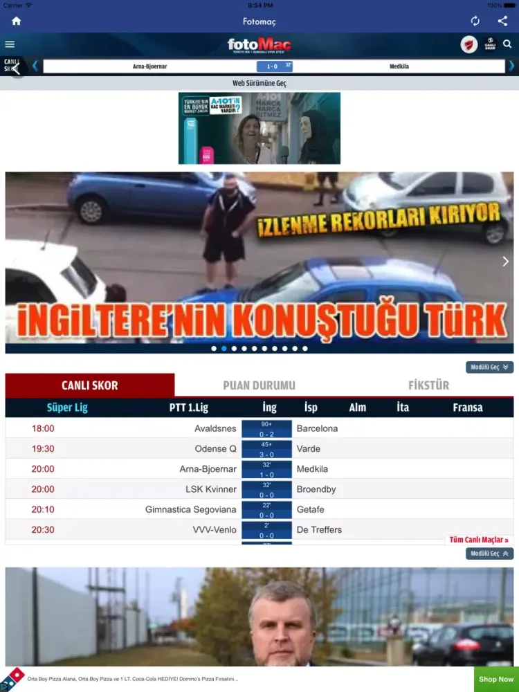 Tüm Gazeteler ve Manşetler iPad 應用截圖