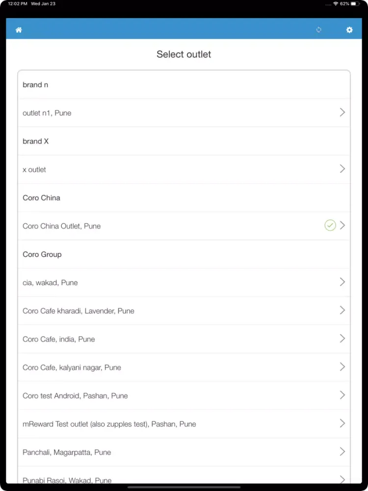 mFeedback iPad 應用截圖