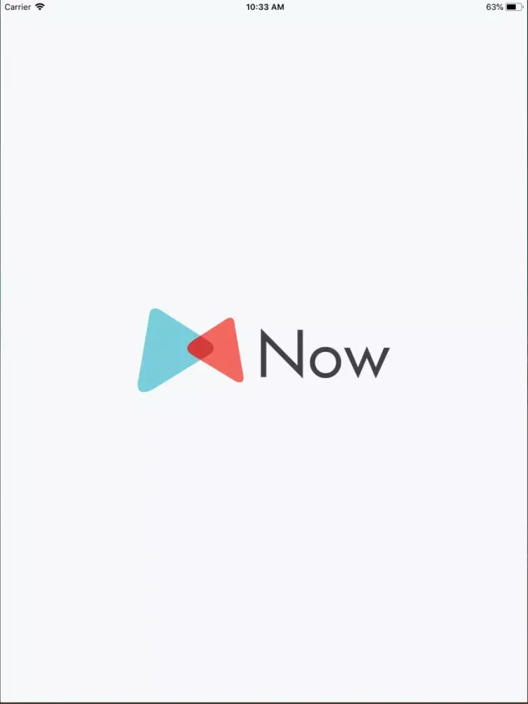 ภาพหน้าจอของ mNow iPad 