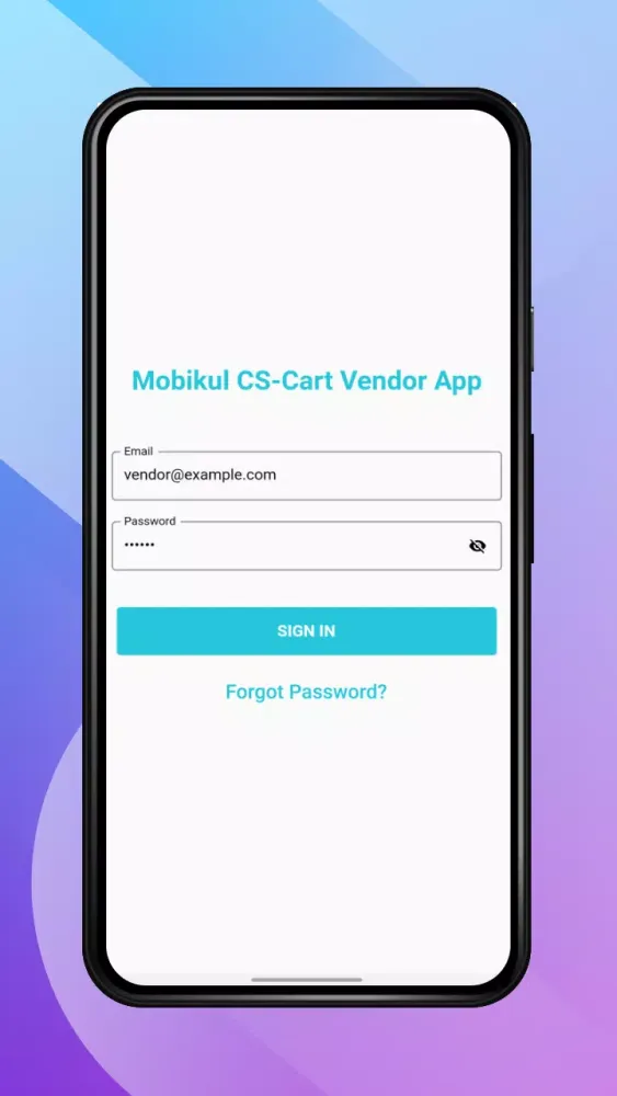 CS-Cart Vendor Mobile App Screenshots