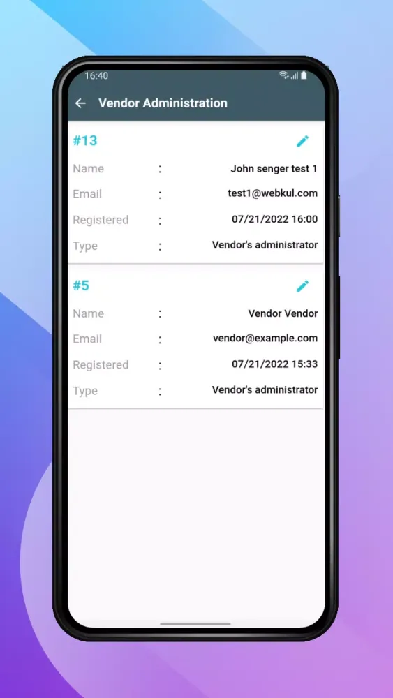 CS-Cart Vendor Mobile App Screenshots