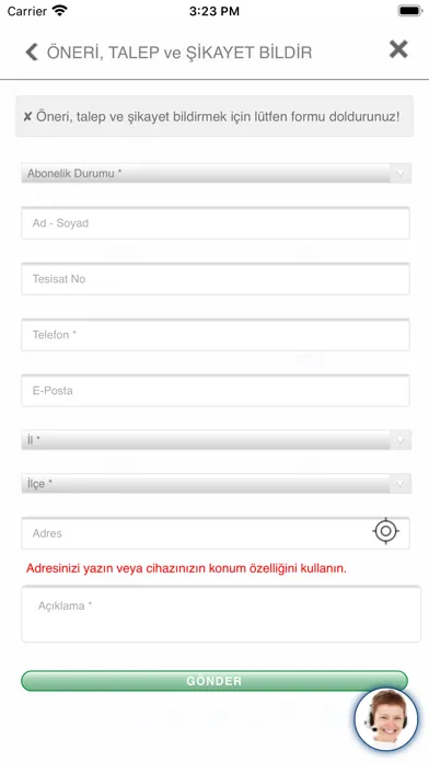 Ảnh chụp màn hình của ARAS EDAŞ