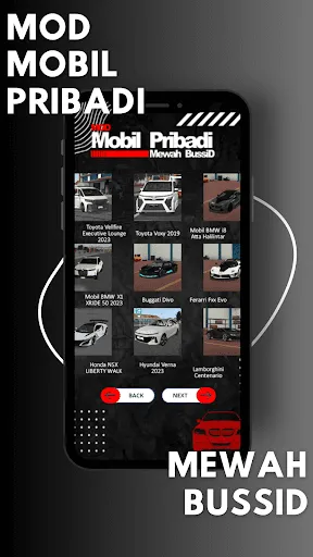 Mod Mobil Pribadi Mewah Bussid سکرین شاٹس