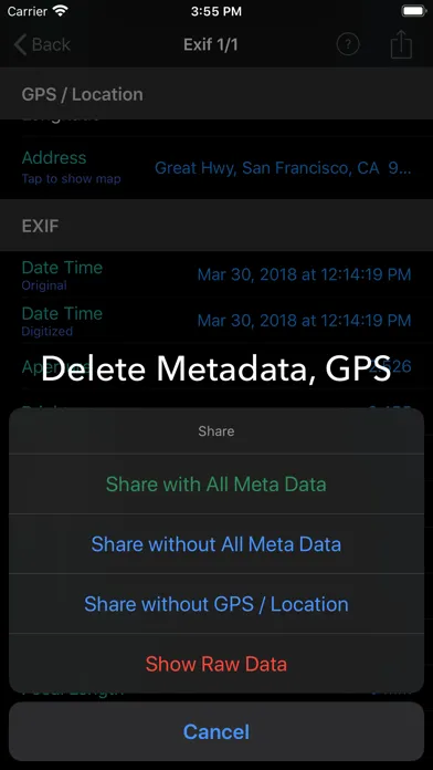 EXIF Tool - Metadata Tool 스크린샷