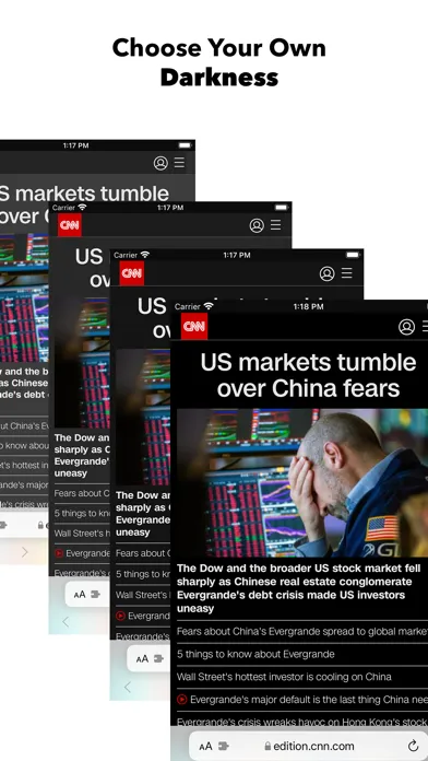 Dark Mode Theme for Safari Screenshots