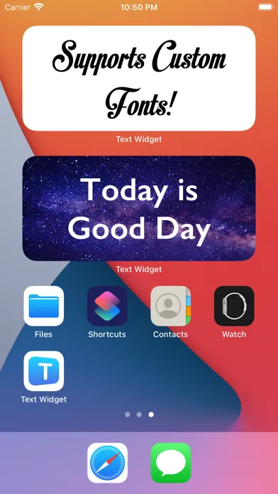 Text Widget on Home Screen应用截图