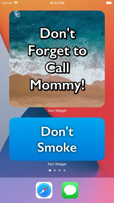 Text Widget on Home Screen应用截图