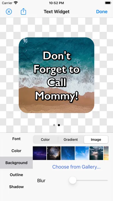 Text Widget on Home Screen应用截图