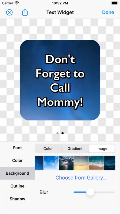 Text Widget on Home Screen应用截图