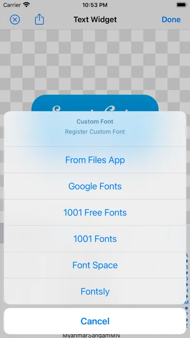 Text Widget on Home Screen应用截图