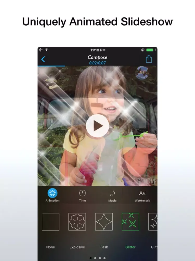 Animated Show - Unique Slideshow Maker iPad 应用截图