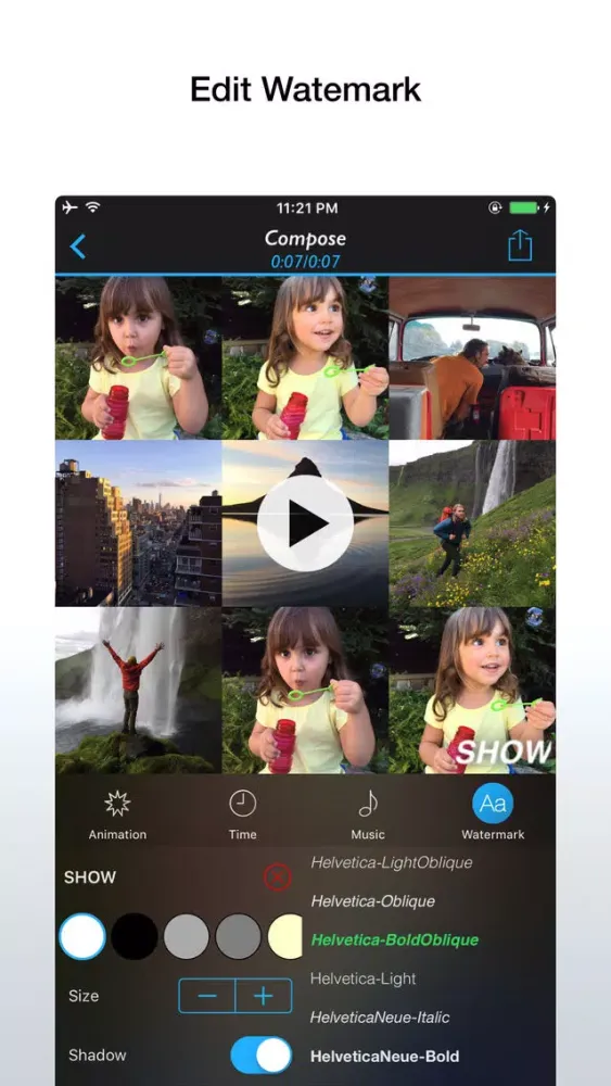 Animated Show - Unique Slideshow Maker应用截图