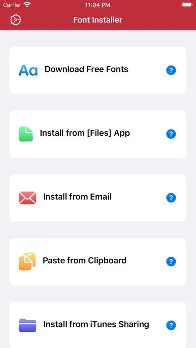 تصاویر Custom Fonts - Font Installer