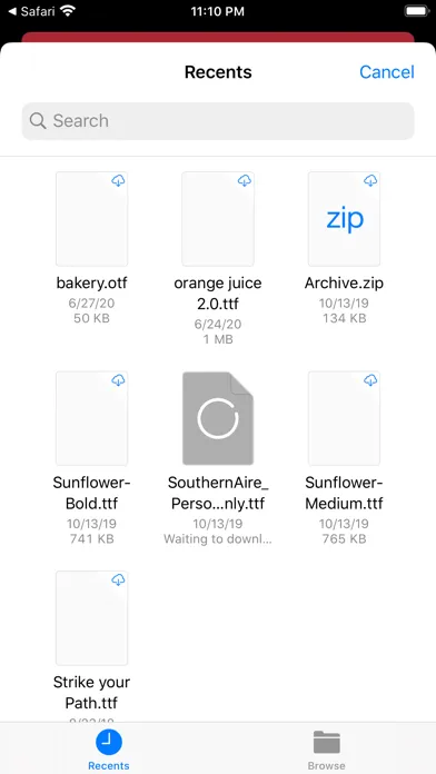 تصاویر Custom Fonts - Font Installer