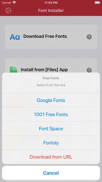تصاویر Custom Fonts - Font Installer