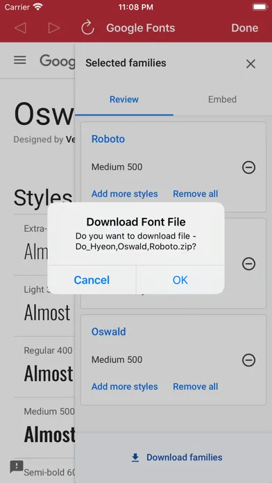 تصاویر Custom Fonts - Font Installer
