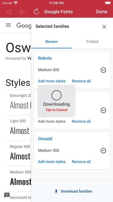 تصاویر Custom Fonts - Font Installer