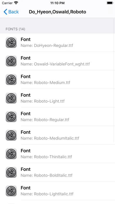 تصاویر Custom Fonts - Font Installer