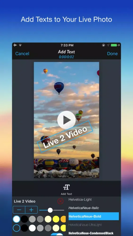 Live 2 Video - Convert Live Photo to Video স্ক্রিনশট