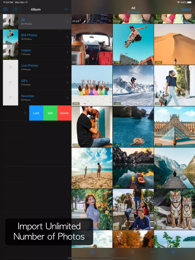 ภาพหน้าจอของ Lock Photo - Hide Photo iPad 