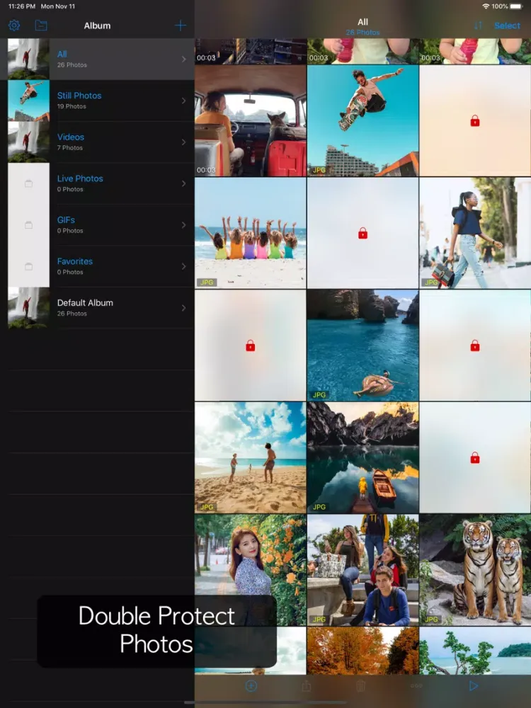 ภาพหน้าจอของ Lock Photo - Hide Photo iPad 