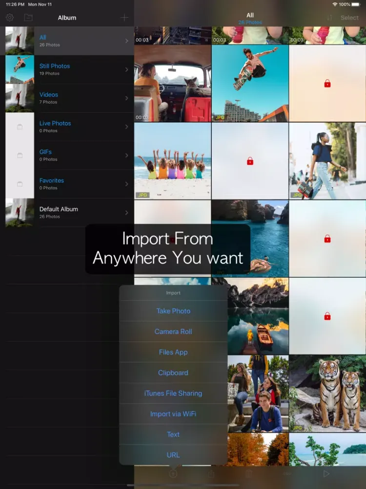 ภาพหน้าจอของ Lock Photo - Hide Photo iPad 