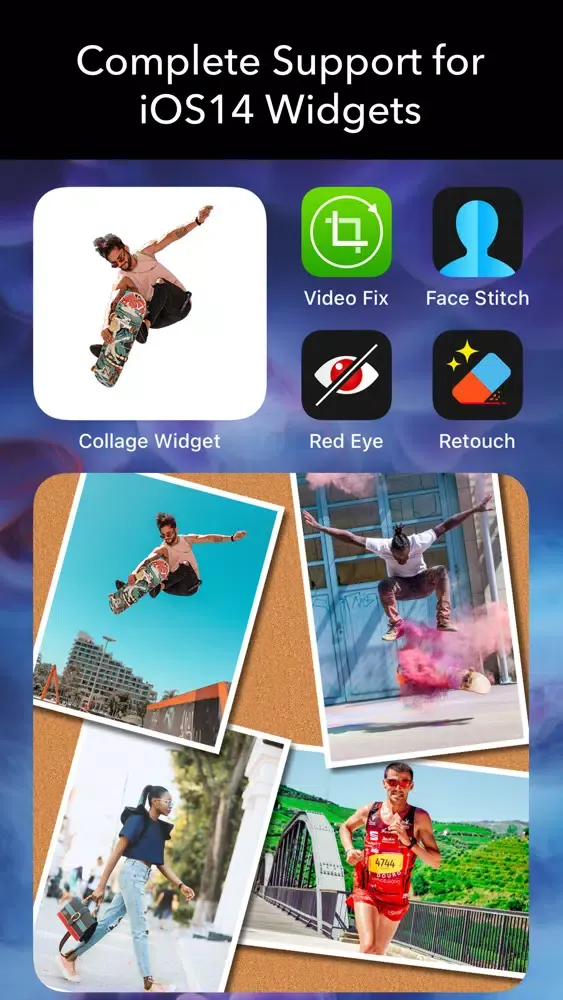 Tangkapan layar Collage Widget on Home Screen
