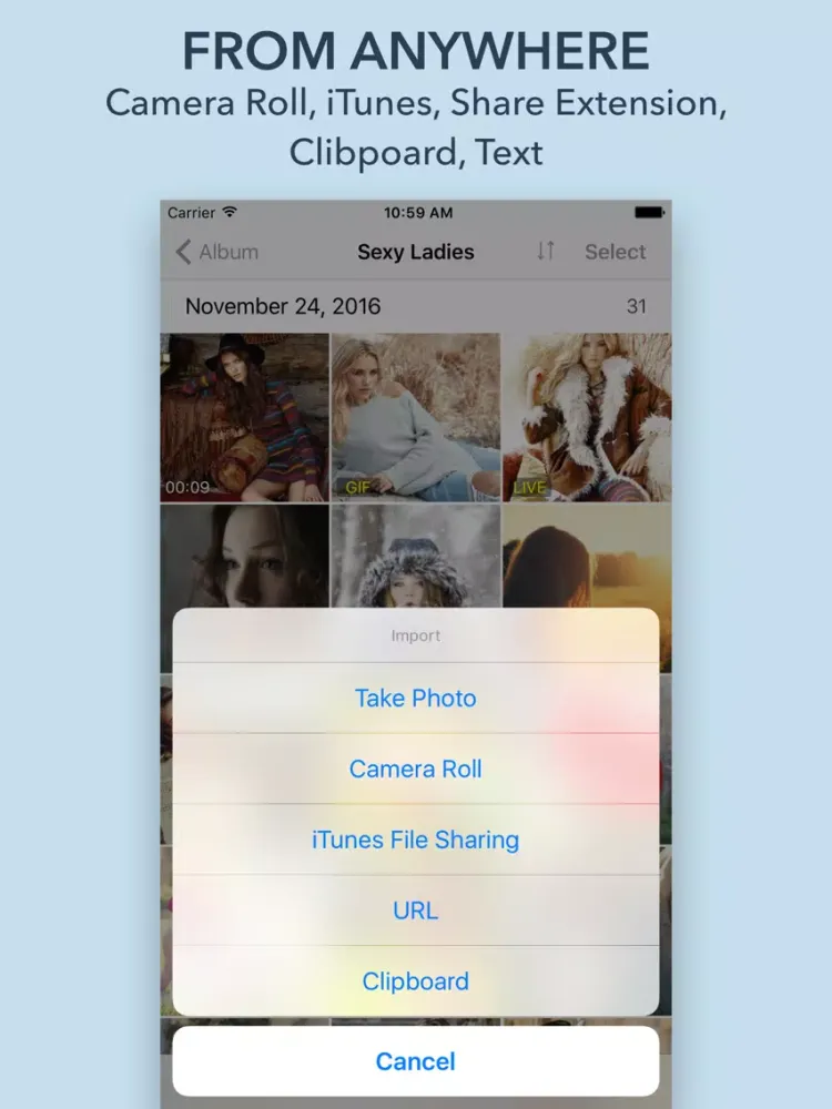 Скриншоты Secret Photo Vault - Hide Photos, Videos, GIFs iPad 