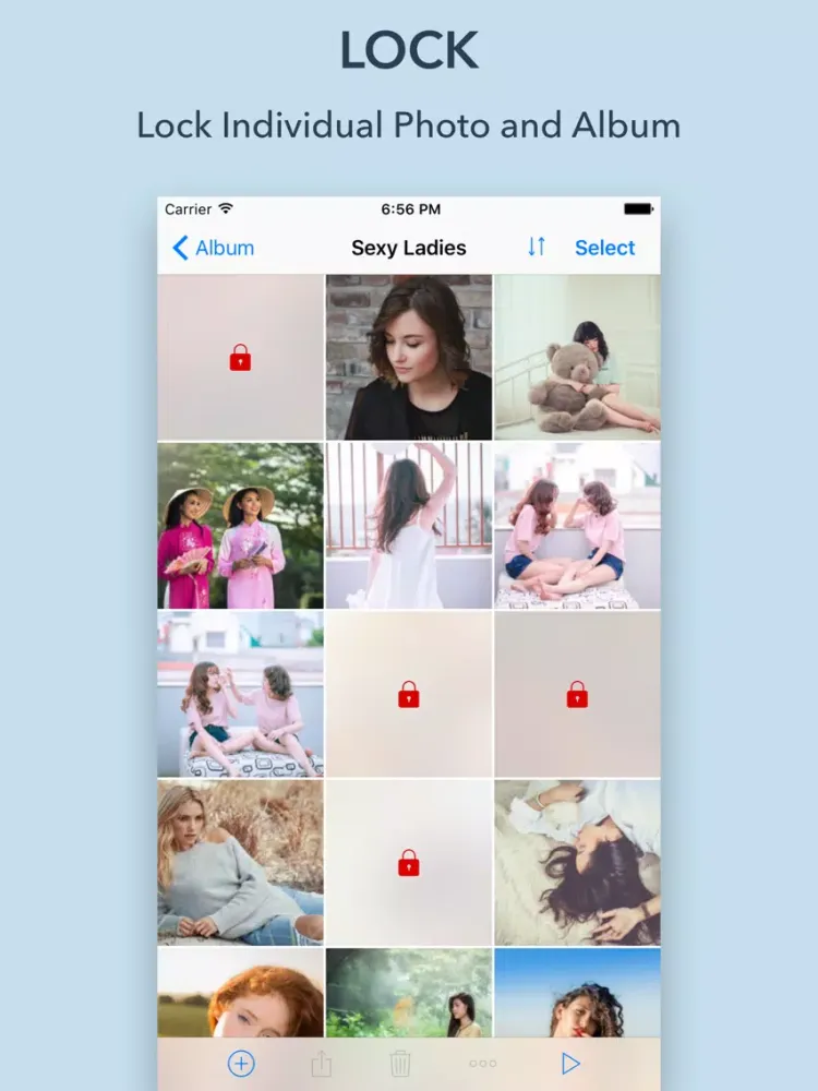 Скриншоты Secret Photo Vault - Hide Photos, Videos, GIFs iPad 