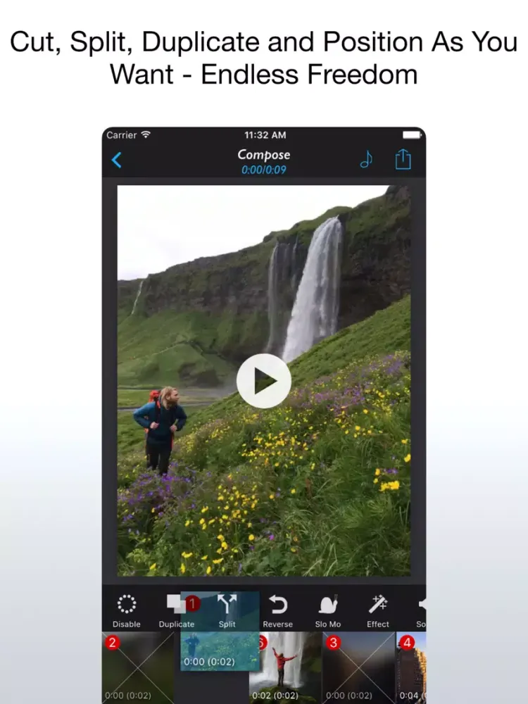 Reverse Slow - Video, Live Photo, Gif Editor iPad  Screenshots