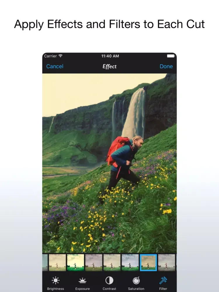 Reverse Slow - Video, Live Photo, Gif Editor iPad  Screenshots