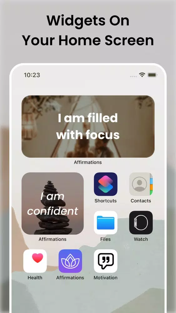 Zrzuty ekranu Mantra: Daily Affirmations